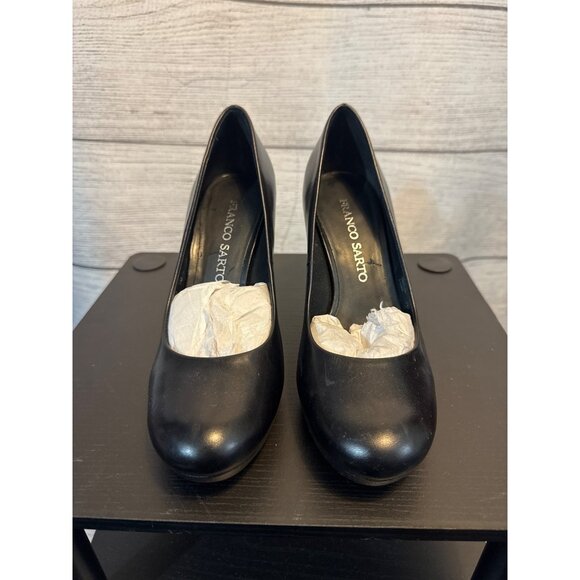 Franco Sarto Leather Luxe Derby Cal Size 7 - Picture 3 of 6